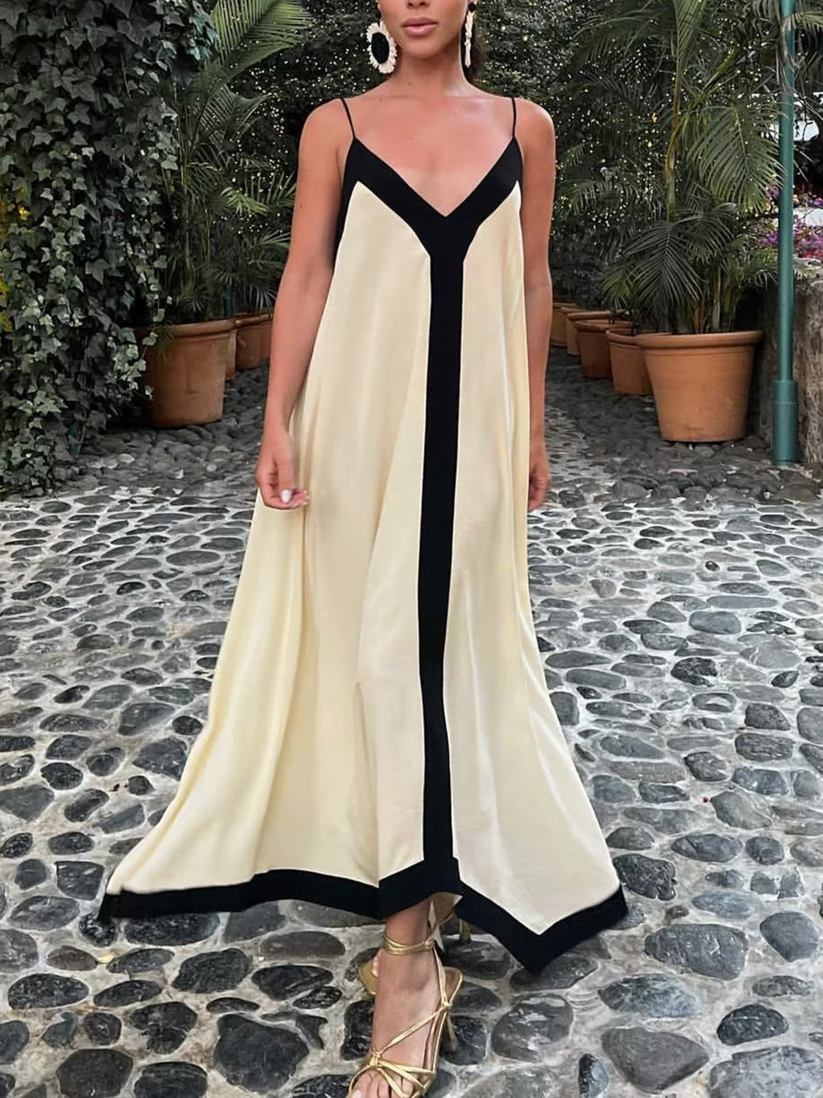 old money black dresses Korean Old Money Summer Dress main image 0