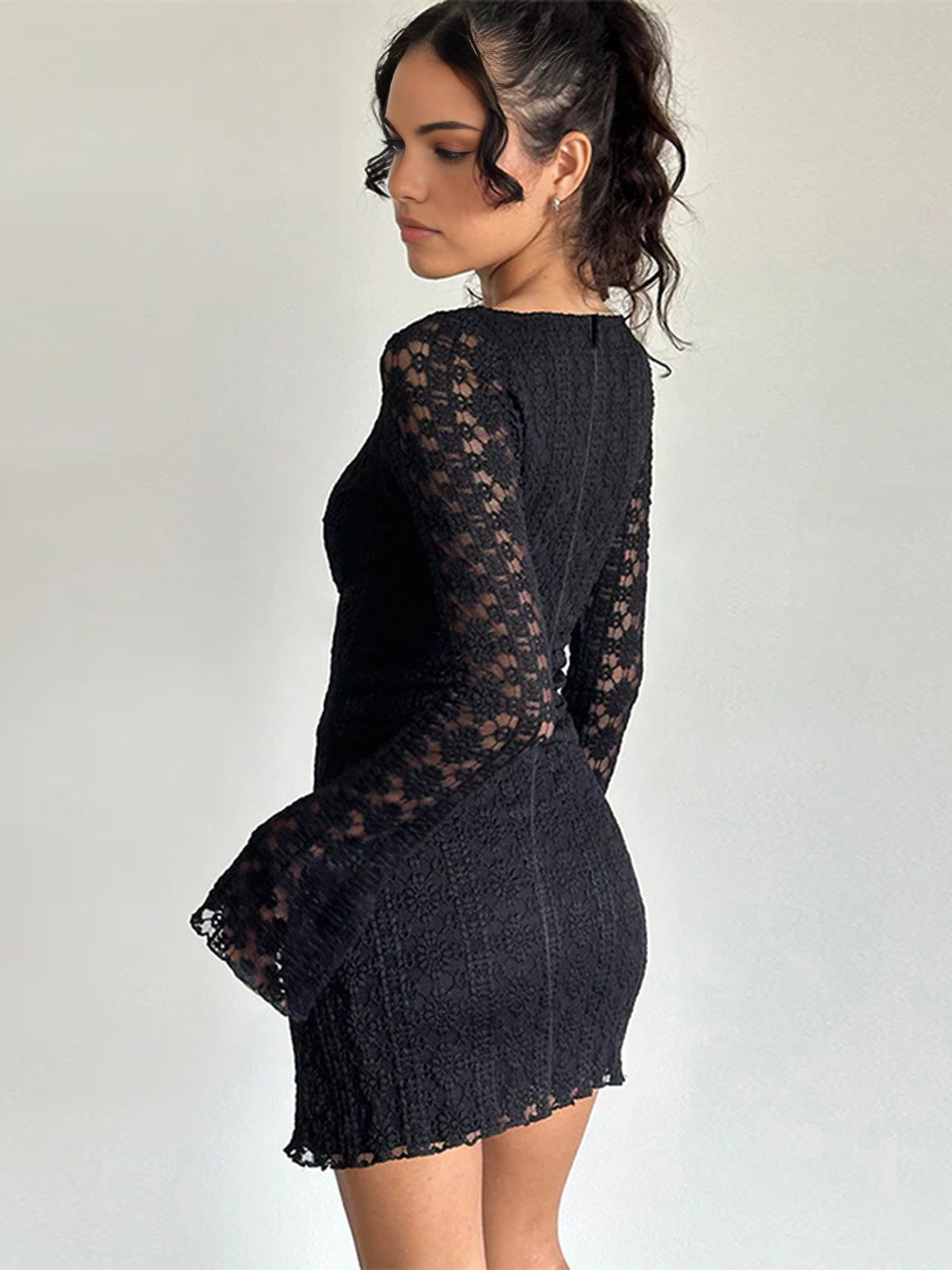semi-sheer textured dress Nina Ricci Textured Semi-sheer Midi Dress