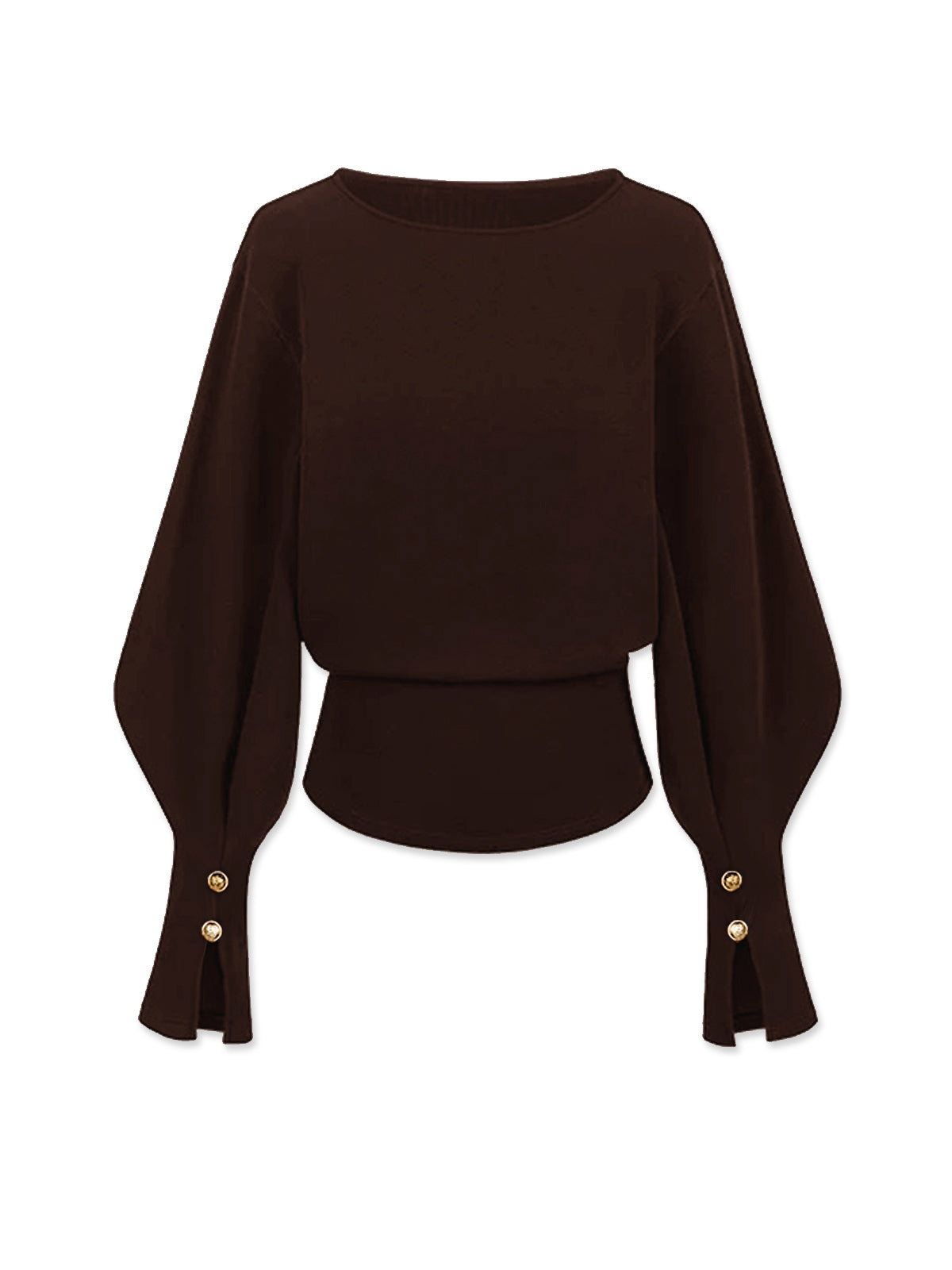 コメンス COMMENSE Bell Sleeve Cinched Sweatshirt ロングスリーブカットソー アイボリー サイズ：S Bell Sleeve Cinched Sweatshirt – COMMENSE