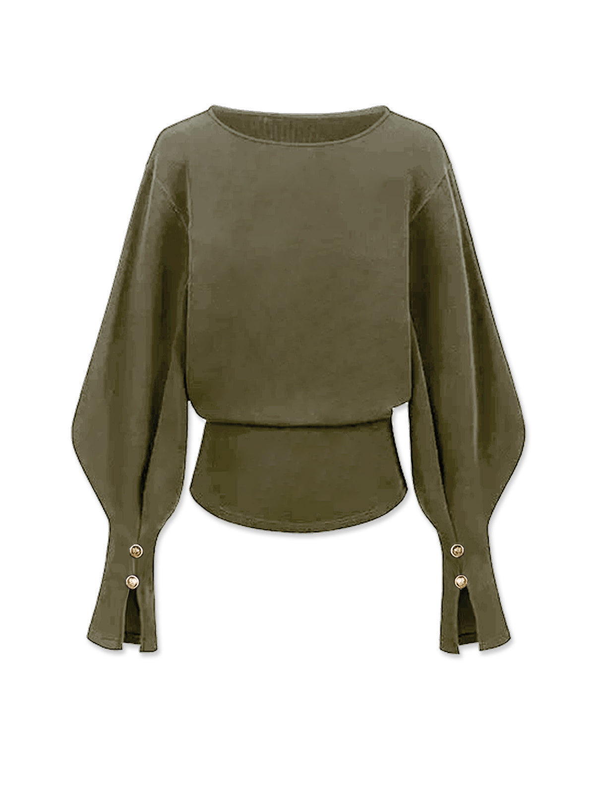 コメンス COMMENSE Bell Sleeve Cinched Sweatshirt ロングスリーブカットソー アイボリー サイズ：S Bell Sleeve Cinched Sweatshirt – COMMENSE